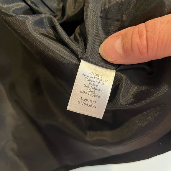 Coldwater Creek Ladies Blazer, black size 12 - Picture 13 of 14